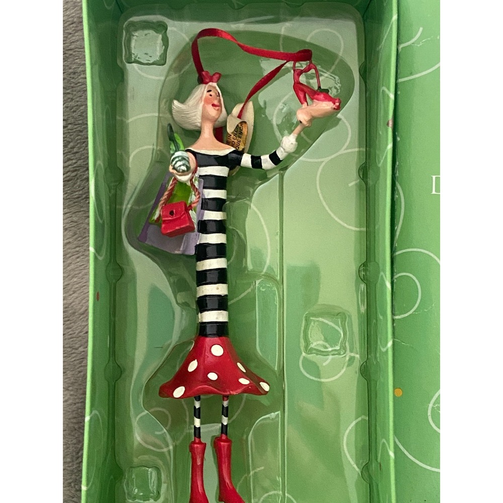 DEPT 56 Ornament LOLLYSTICKS LOLLY STICKS by KYM BOWLES Shoe Shopping Christmas - Picture 2 of 6